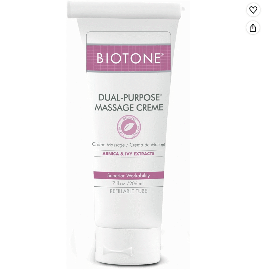 Tube of Biotone dual-purpose arnica massage creme