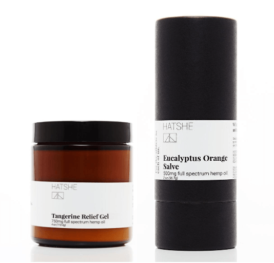 Hatshe Tangerine Relief Gel and Eucalyptus Orange Salve